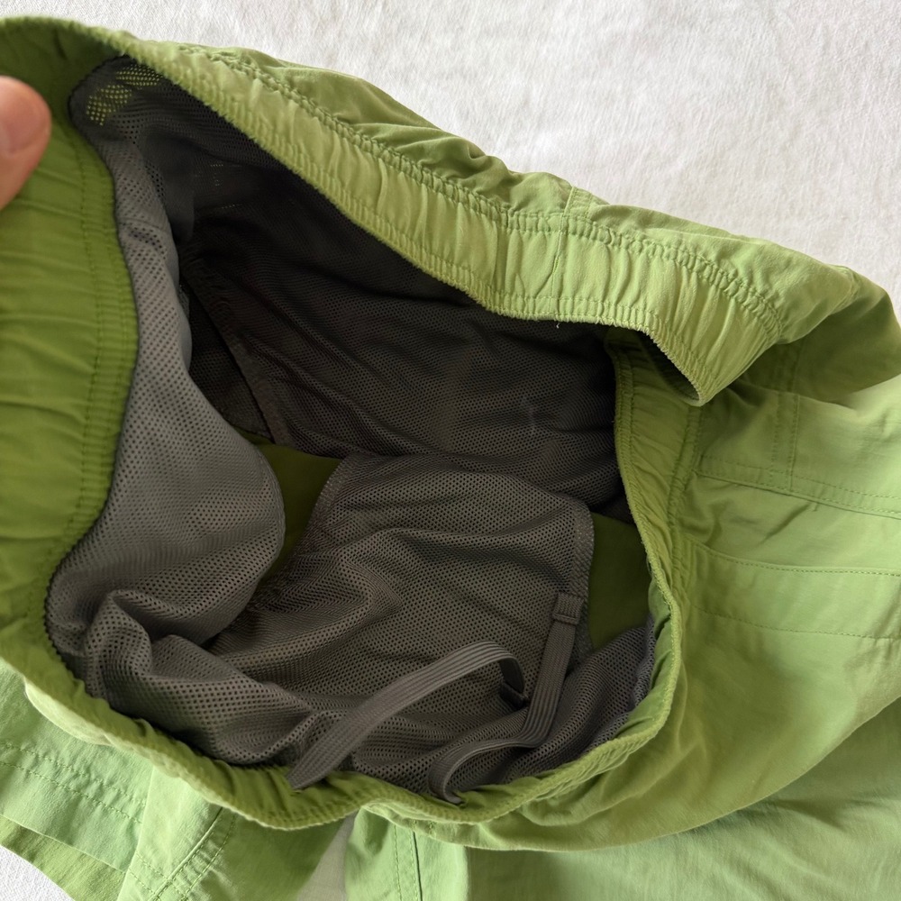 The North Face Mens Class V Water Shorts Green FlashDry Mesh Lined Large L - Picture 6 of 8